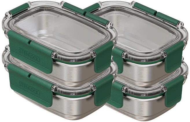 스텐락 브리티쉬 그린 스텐 밀폐 용기 모스트SE 1호 200ml, 단품, 4개 - 쿠팡