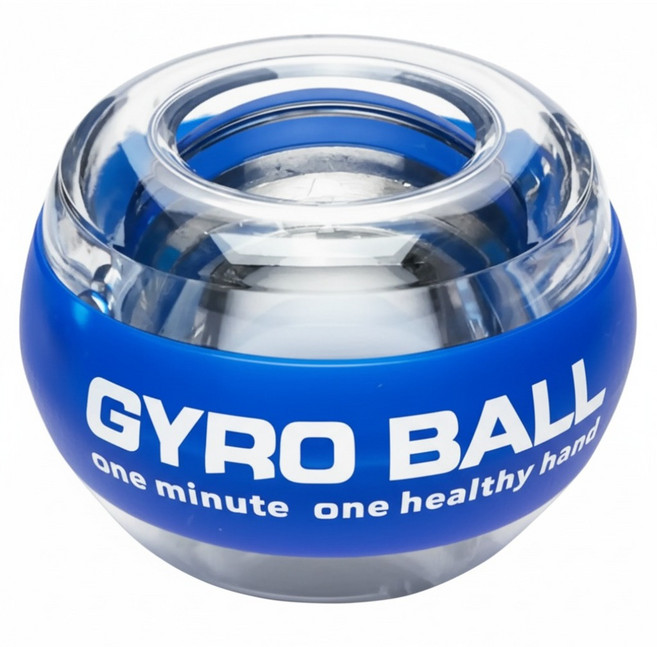 Life House 生活小集 炫彩發光腕力球 贈專用球包 基本款, 藍色, 1個