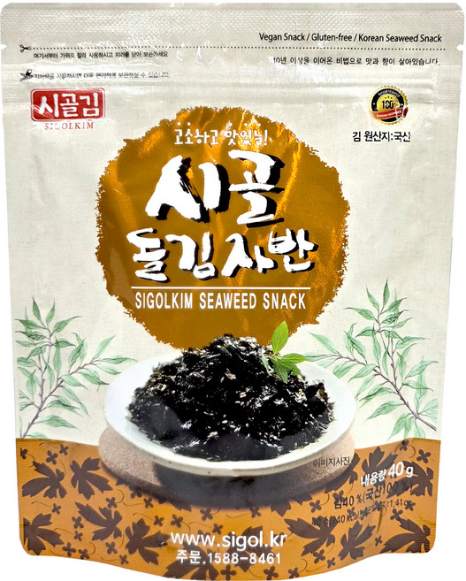 시골 돌김자반, 40g, 1개