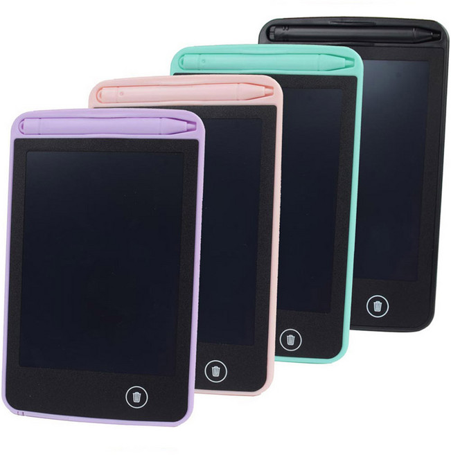 KY I & D LCD 컬러 전자 메모보드 6.5 4p, 랜덤발송