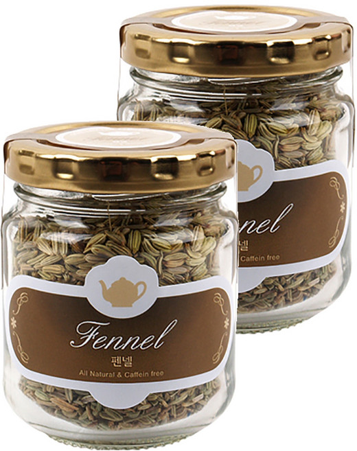 아름드레 유리병 펜넬, 50g, 1개입, 2개