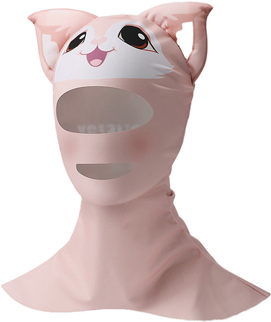 고로브이조이 페이스 헤드 후드 완벽 커버 수영모자 M