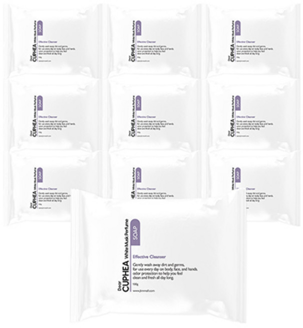 디어쿠페아 퍼퓸 목욕비누 화이트머스크향, 100g, 10개