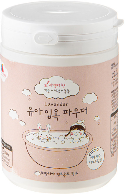비지엔젤 유아 입욕파우더 라벤더, 500g, 1개