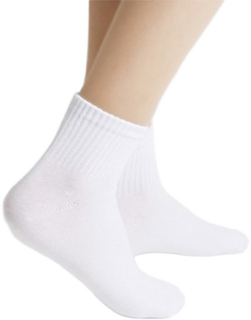 Sockpiens 女款優質短筒鬆緊帶襪 10雙