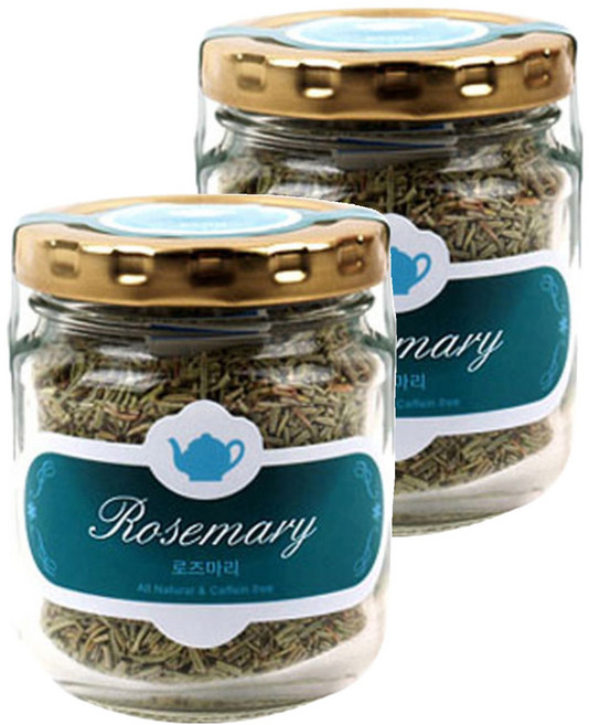 아름드레 유리병 로즈마리, 35g, 2개, 1개입