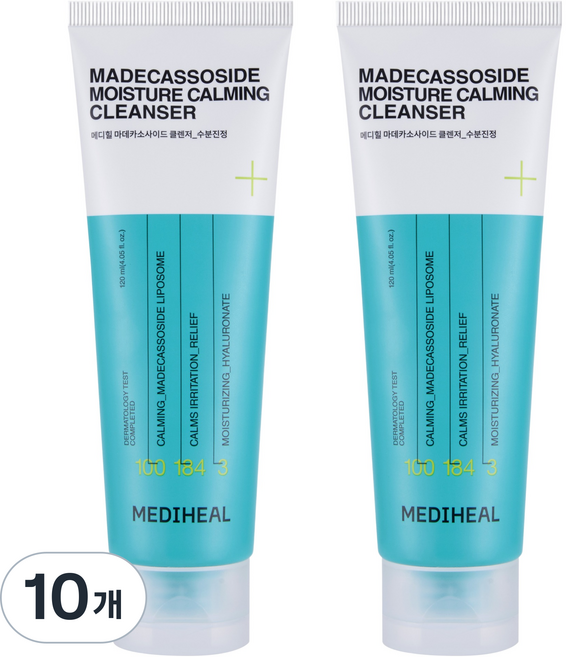 메디힐 마데카소사이드 수분 진정 클렌징폼, 120ml, 10개