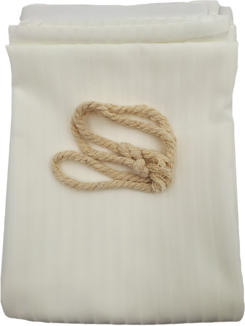 iINDOORS 英倫家居 透光紗簾 500g, 百葉白