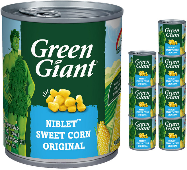 그린자이언트 니블렛 스위트콘 오리지날, 195g, 8개