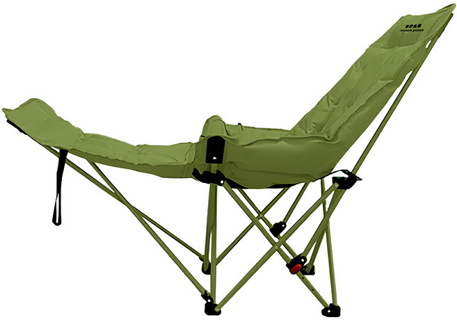 A&R 坐躺兩用高背月亮椅 三檔調節加棉帶腿托款, 1個, 綠色