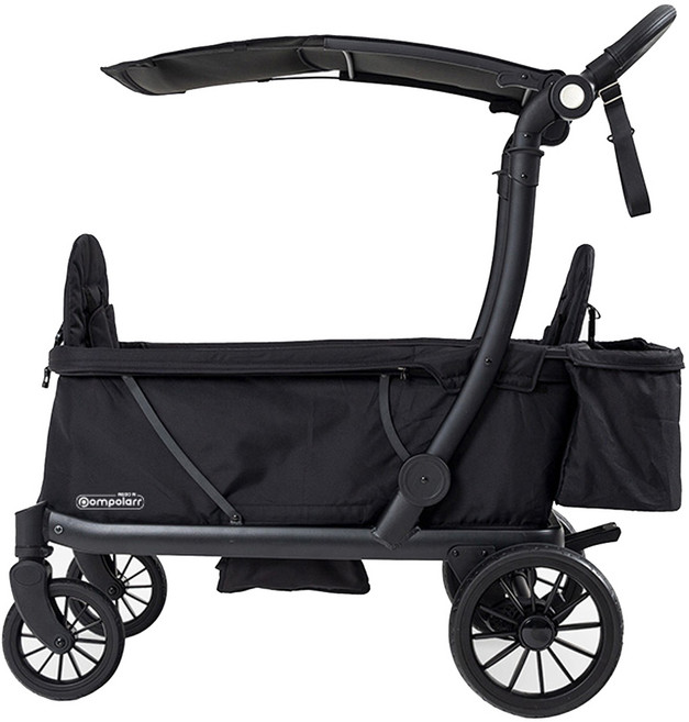 폼포라 절충형 위고 유아웨건 W, 블랙프레임 + 블랙