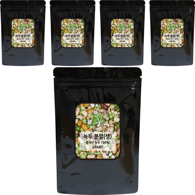 中國產生綠豆粉, 5包, 200g