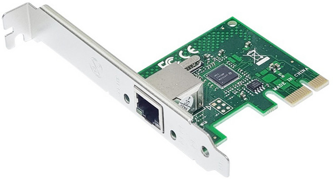 PCI Express 기가비트 랜카드 인텔 WGI210AT 칩셋, LS-PCIE-EX210AT, 1개