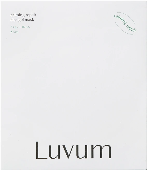 러븀 카밍 리페어 시카 겔 마스크 165g, 1개, 5개입 - 쿠팡