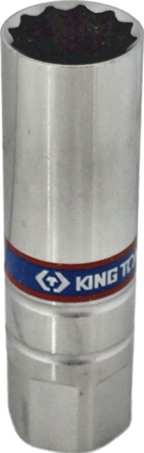 KING TONY 金統立 3/8'DR.十二角膠套火星塞套筒 KT363016 16mm, 1個
