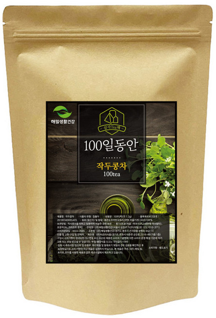 해밀생활건강 100일동안 작두콩차 삼각티백, 1.2g, 100개입, 1개