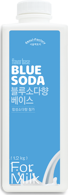 서울팩토리 블루소다향 베이스, 1.2kg, 1개