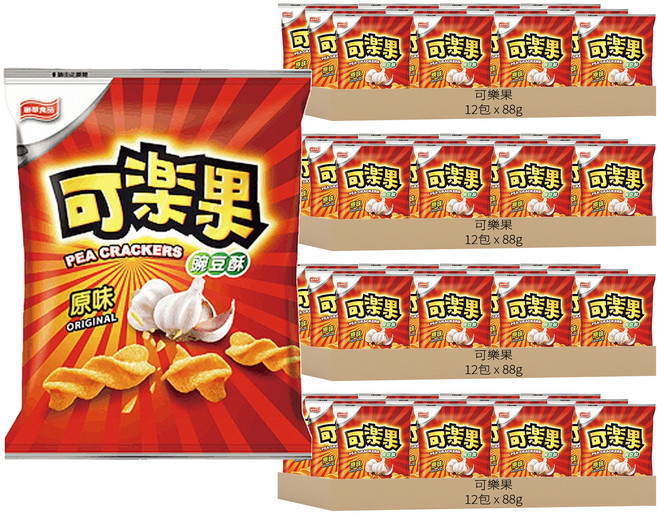 可樂果 碗豆酥 原味, 48包, 88g