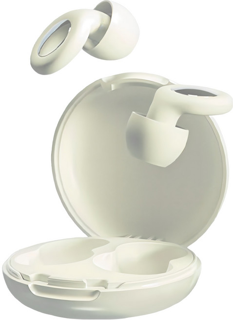 SUNORO 濾波器超強隔音降噪耳塞 Y25 白色, 1組, 2個