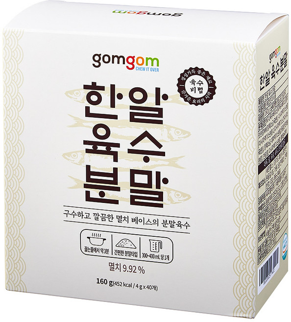 곰곰 한알육수 분말, 160g, 1개