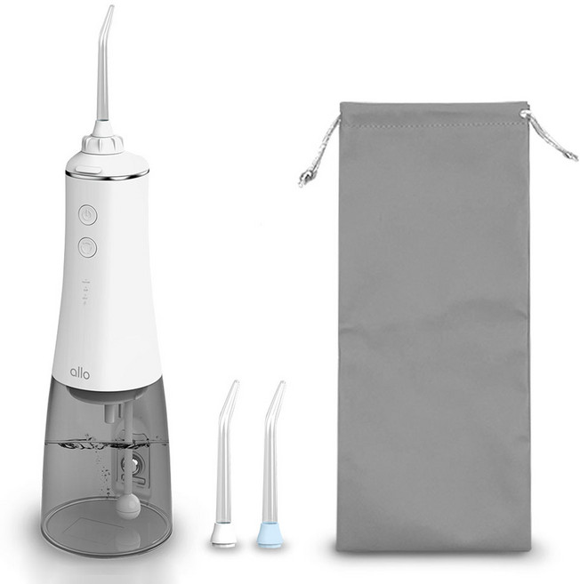 알로코리아 휴대용 무선 구강세정기, AWF1, 화이트