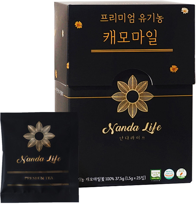 난다라이프 프리미엄 유기농 캐모마일 PLA 티백, 1.5g, 25개입, 1개