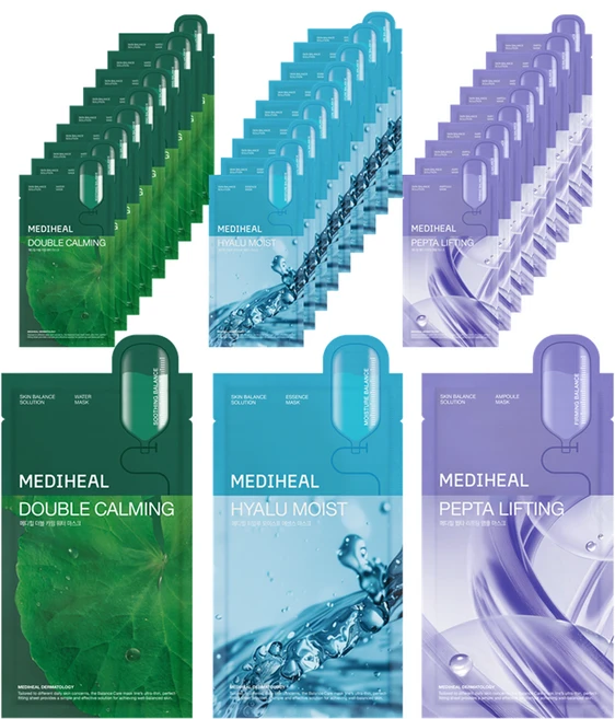 메디힐 데일리 솔루션 마스크팩 3종 세트, 30개입, 1개 - 쿠팡