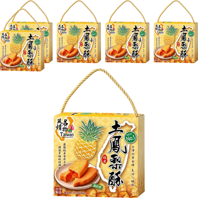 風情名物 土鳳梨酥, 245g, 6盒