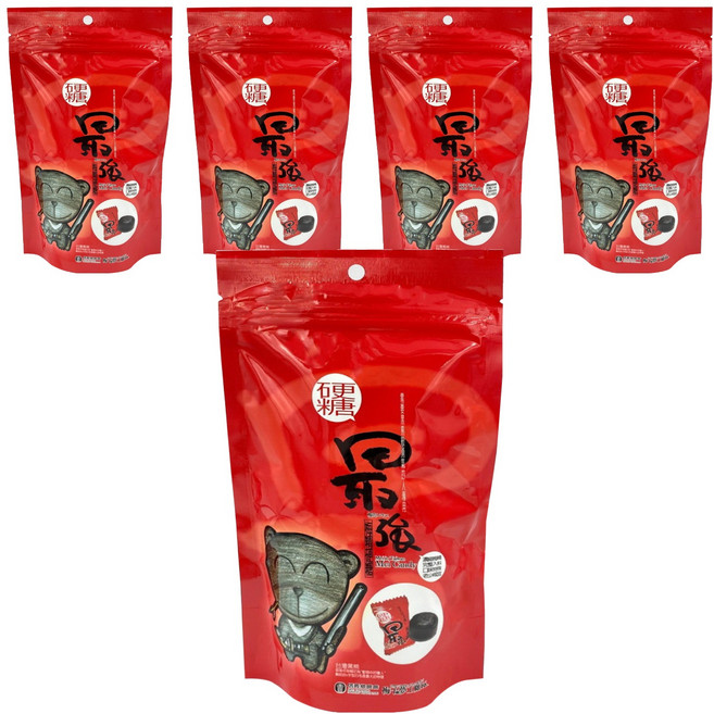 梅子夢工廠 信義鄉農會 最強 梅精硬糖, 5包, 100g