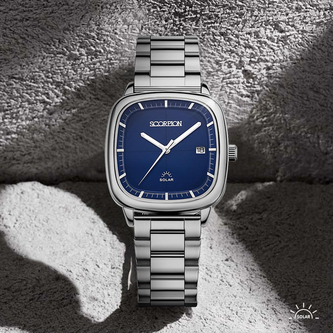스콜피온시계 남성용 메탈 가죽시계 S12
