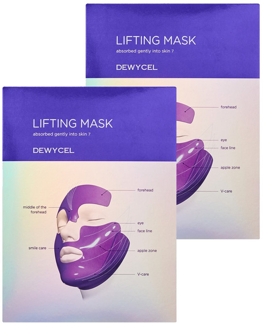 듀이셀 7리프팅 마스크, 4개입, 2개