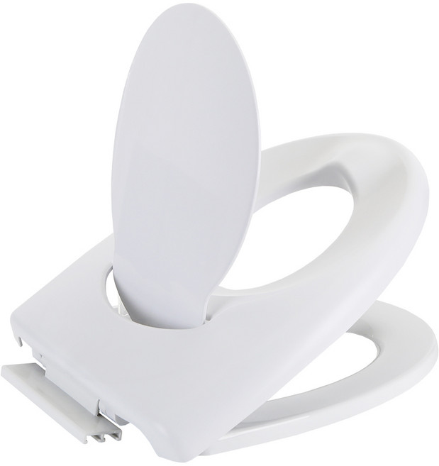 코멧 유아겸용 무소음 변기 커버 36 X 48 cm, 화이트, 1개