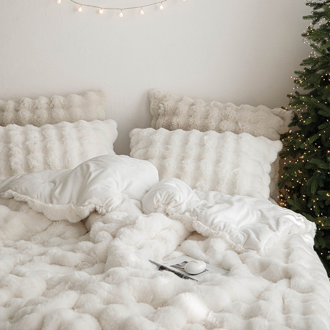 엘레나하임 울트라 웜 인조밍크 퍼 초극세사 차렵이불