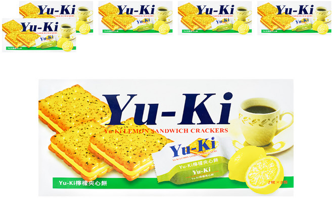 Yu-Ki 檸檬夾心餅, 150g, 6盒