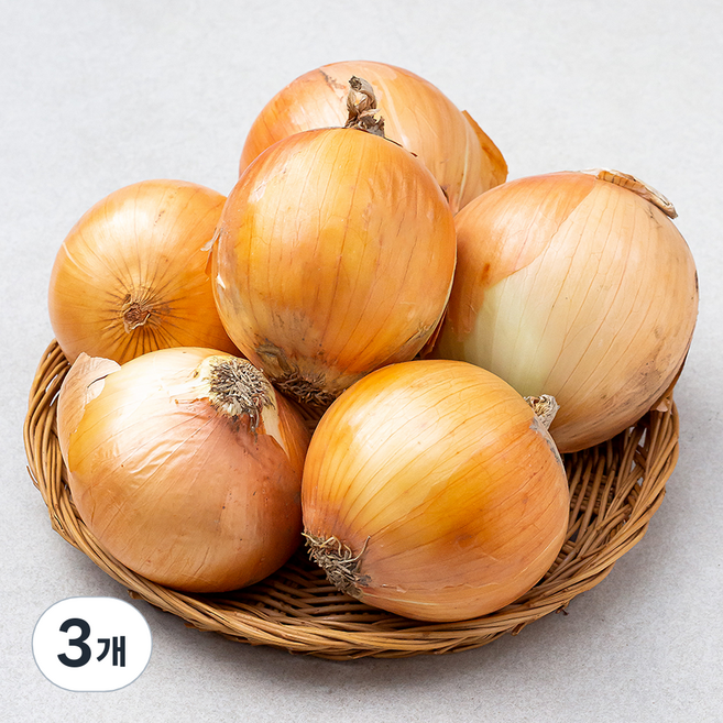 국내산 양파, 1.5kg (대), 3개