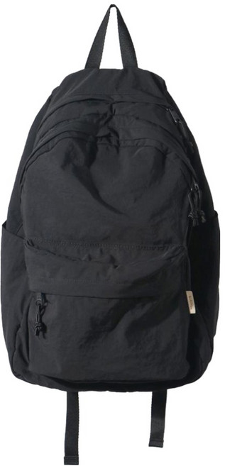 Bubilian 男女通用柔軟基本款後背包, 黑色