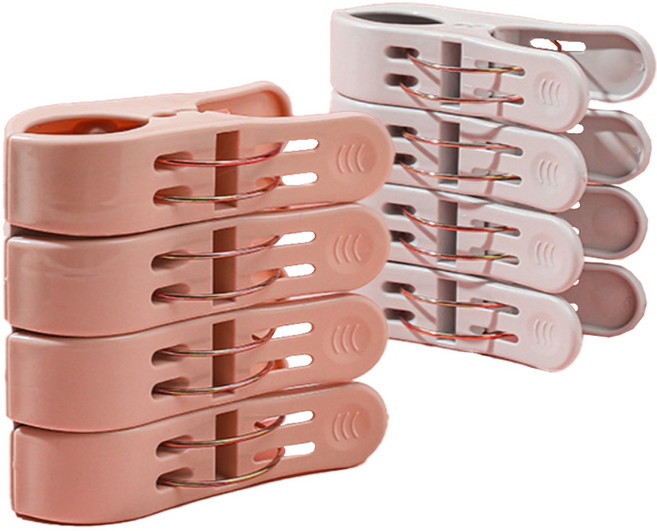 해피제이 강력 빨래집게 중형, 랜덤 발송, 8개