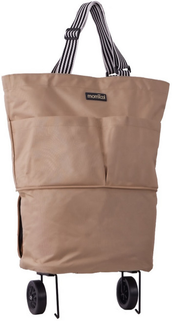 맘툴 트랜스픽 바퀴장바구니, 베이지, 1개