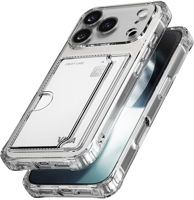 신지모루 에어쉴드 Lite 충격보호 카드수납 젤리 휴대폰 케이스