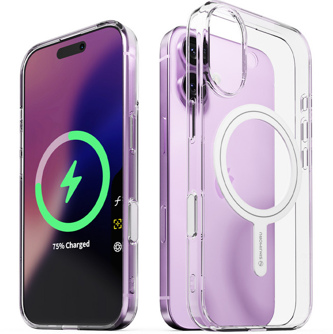 신지모루 자력 카메라 풀커버 보호 슬림핏 맥세이프 휴대폰 케이스