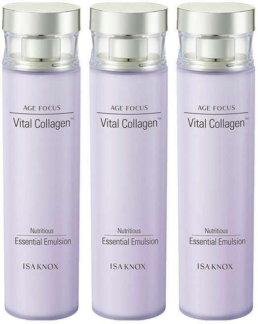 이자녹스 에이지 포커스 바이탈 콜라겐 에멀전, 160ml, 3개