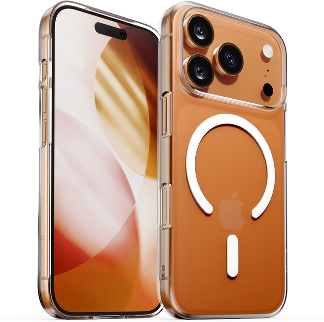 신지모루 맥세이프 변색 없는 1mm 슬림 M 에어로핏 베이직 휴대폰 케이스