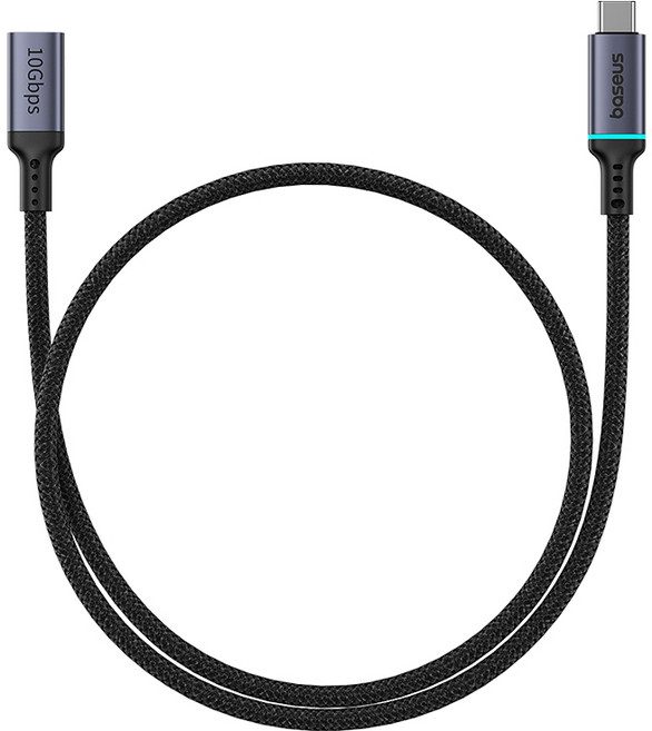 베이스어스 C타입 to C타입 10Gbps 고속전송 연장케이블, 1개, 0.5m