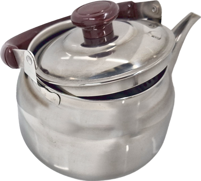 Argus 雅緻 大可愛茶壺 #201 高級不鏽鋼, 1L, 1個, 銀色