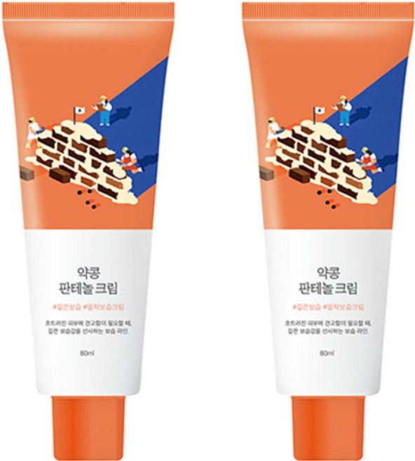 라운드랩 약콩 판테놀 크림, 80ml, 2개