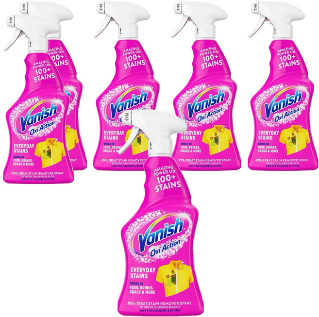 Vanish 漬無蹤 衣物預潔劑, 500ml, 6瓶