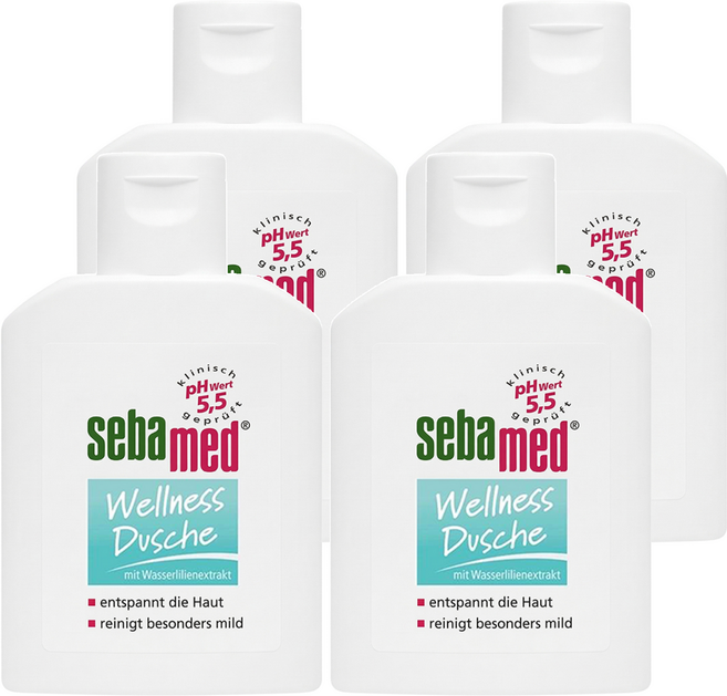 sebamed 施巴 運動沐浴乳 清新花香, 50ml, 4瓶