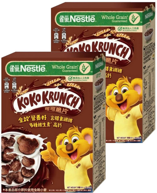 KoKo KRUNCH 可可脆片 早餐脆片, 330g, 2盒