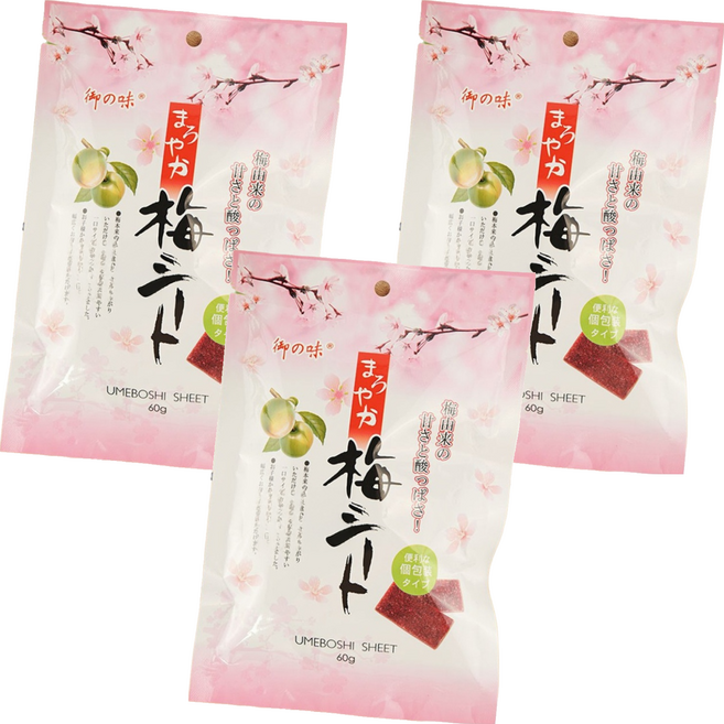 御之味 特選日式梅片, 60g, 3包