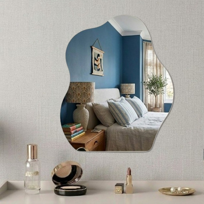 엔도브 붙이는 소형 아크릴 거울, 구름